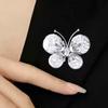 Delicate Butterfly Shape Brooch Pin With Intricate Texture Stylish Outfit Embellishment for Casual or Formal Wear