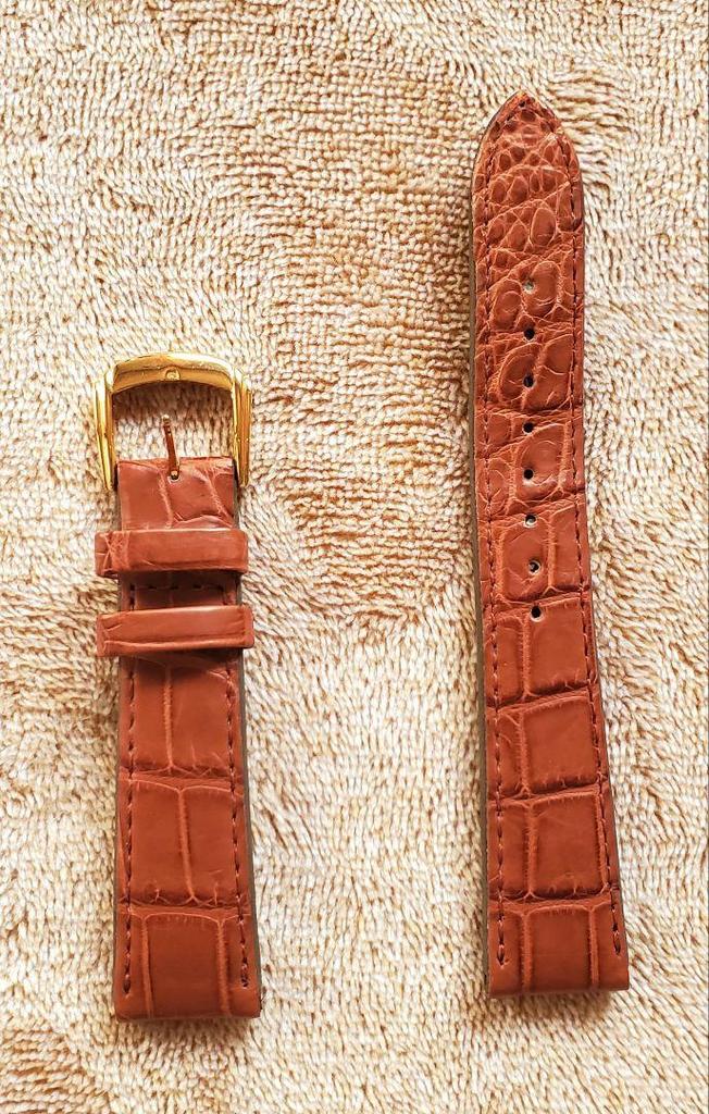 [USED] SEIKO DEL5BB18 Genuine Leather Strap Crocodile Brown