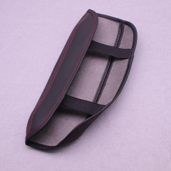 Center Console Lid Armrest Cover Black Leather For Honda Civic 8th 2006-2011