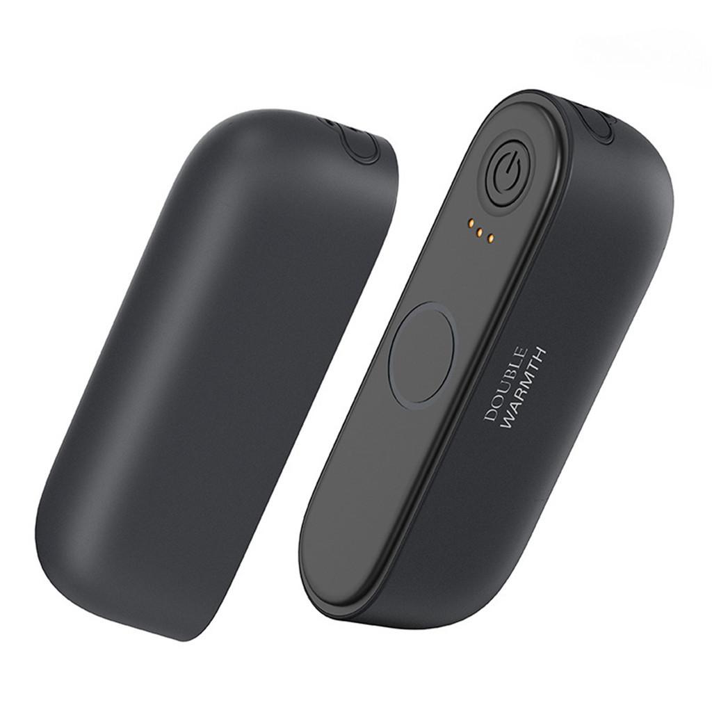 Portable Dual-Palm Rechargeable Magnets Hand Warmers USB Powered Lightweight Double Hand Warmer
