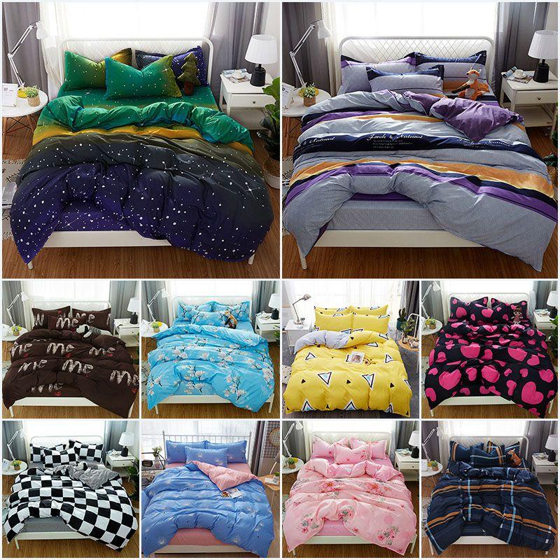 Super Soft Polyester Bedding Duvet Cover Comforter Quilt Cover With Pillowcase
