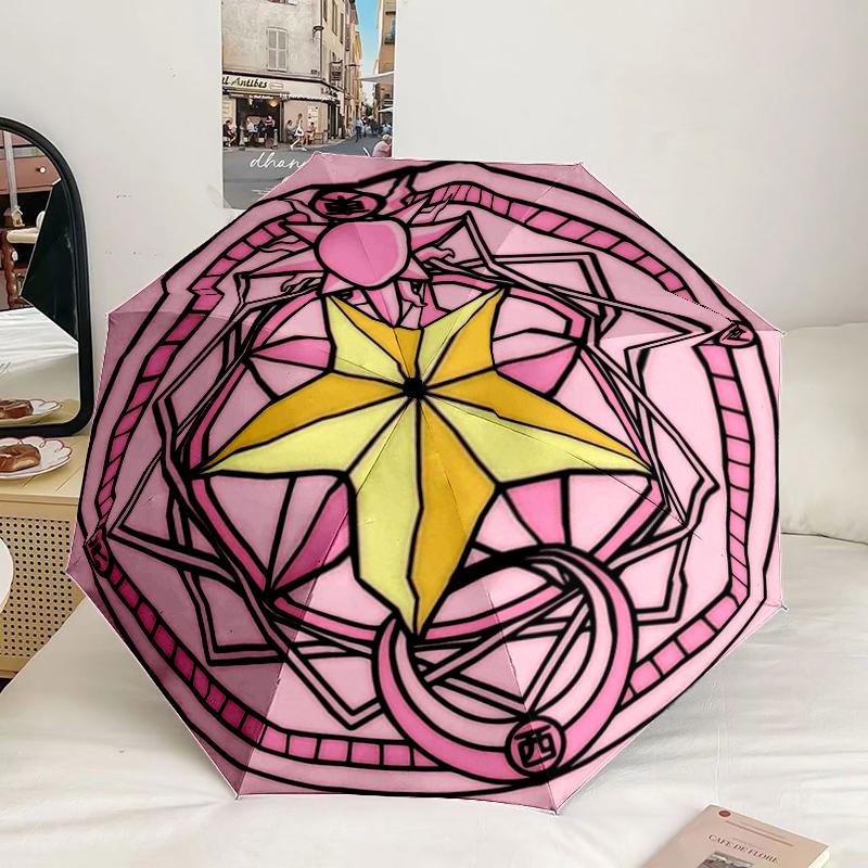 

Magic Circle Star Symbol Umbrella 61-Frame for Travel, camping, Casual Lightweight Portable Umbrella, Essential for every family Holidays Gift
