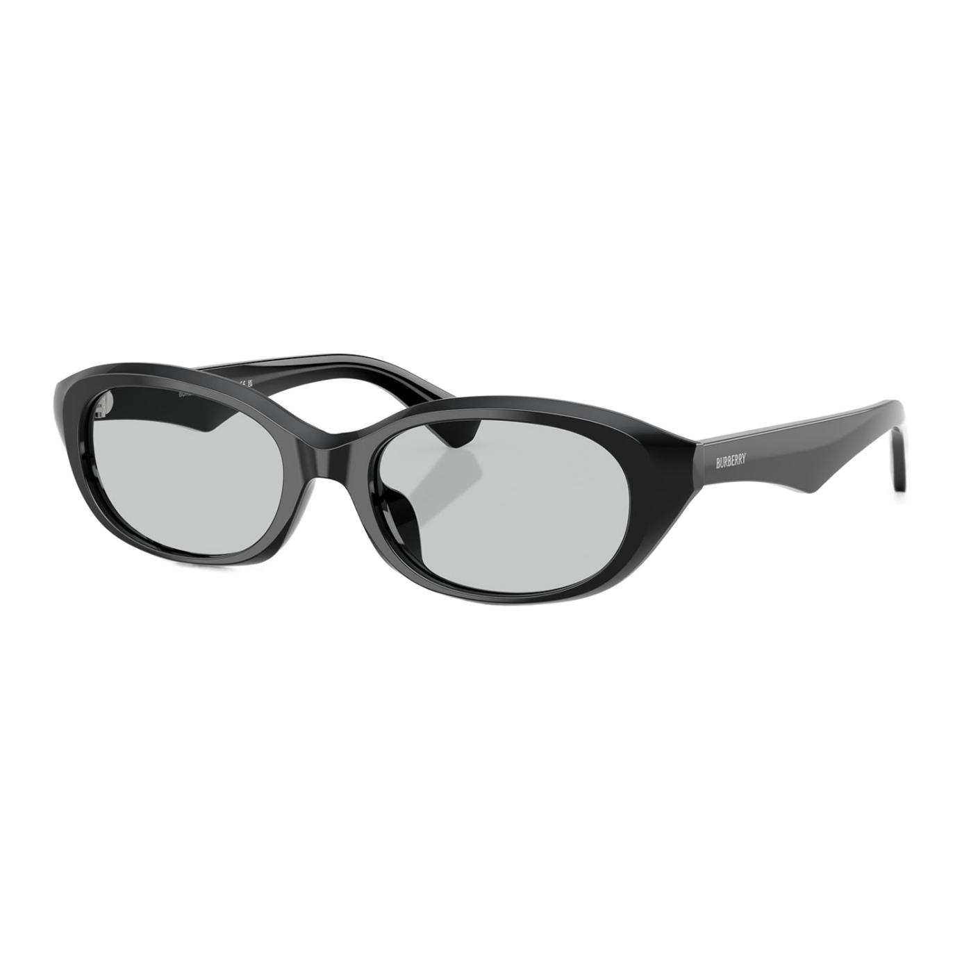 Burberry Full Frame Design Acetate Oval Sunglasses Women sunglasses Black BE4447D Basic Packaging-Eyeglass Case+Box,55,Black