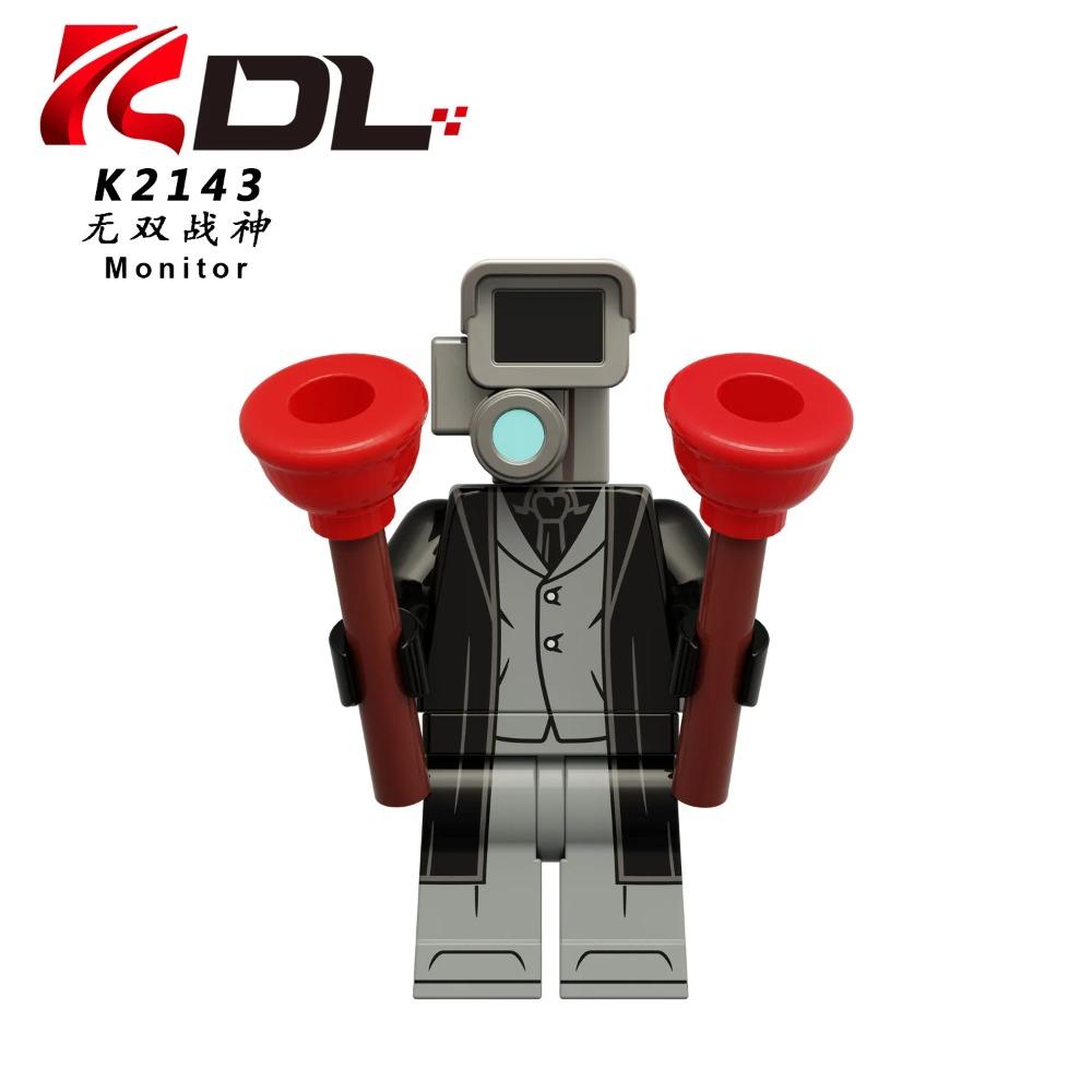 Skibidi Toilet MOC Abstract Robot Building Blocks Compatible With LEGO Monitor TV Man Delicate Figures Mini Model Bricks Toys