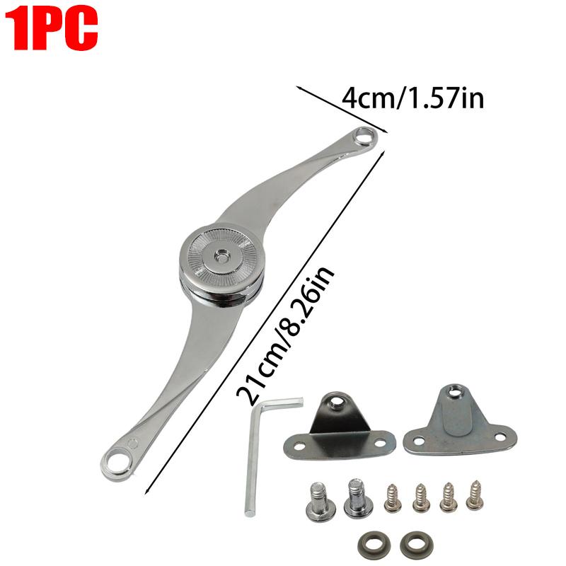 Kitchen Cabinet Door Hinges Support Rod Zinc Alloy Adjustable Lid Bracket Hinge Furniture Lift Up Flap Stay Support Hardware