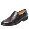 Neue Lederschuhe Herren Echtleder Businesskleid Herrenschuhe Lochmuster cool Lederschuhe Herren Spitzschuh