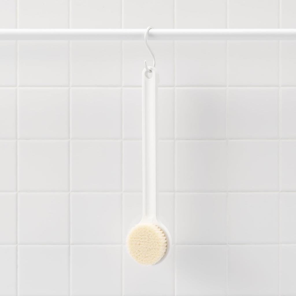 MUJI Polypropylene Shower 37cm in OEA29A3S Brush, White, Approx. Length,