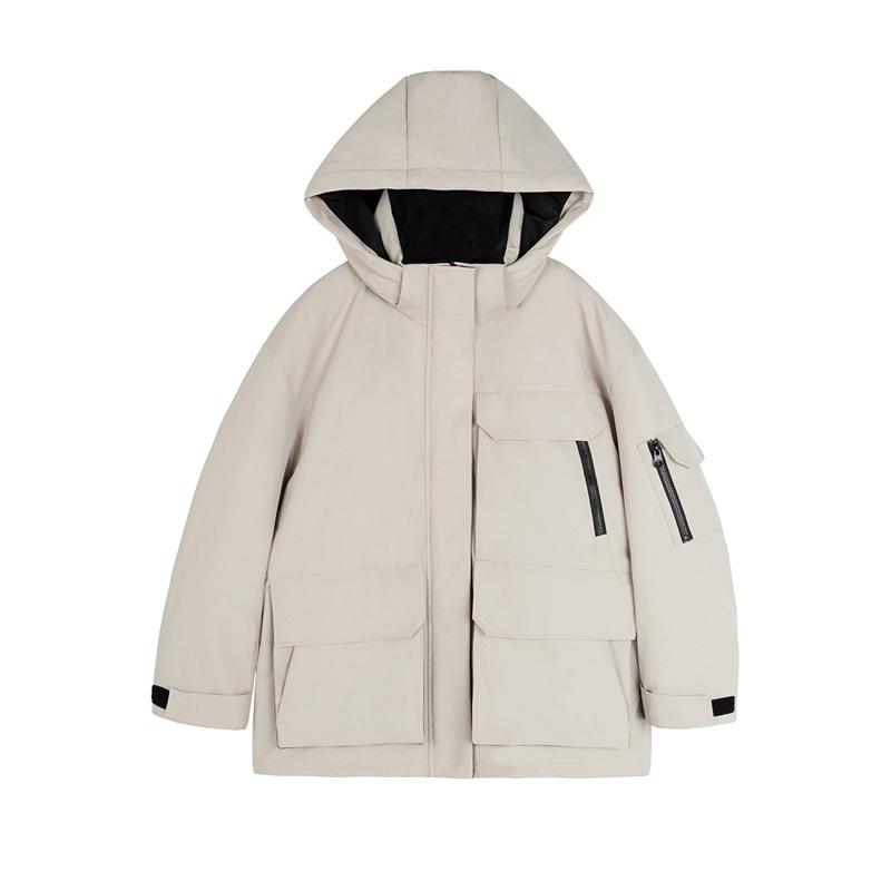 Women's Down Jacket Winter Women's Hooded Fashion Waist Slimming Jacket Workwear