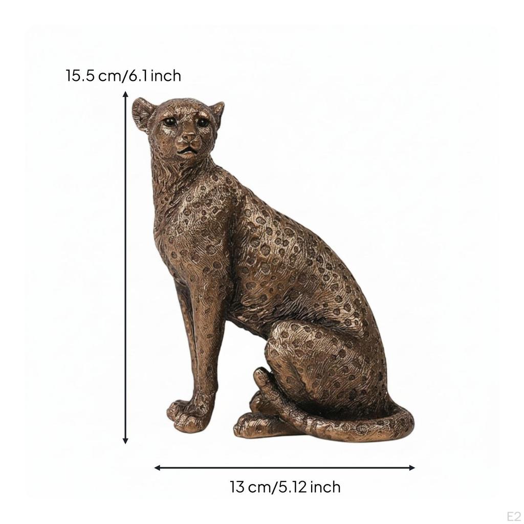 Statua Realistica di Gatto Grande da Tavolo