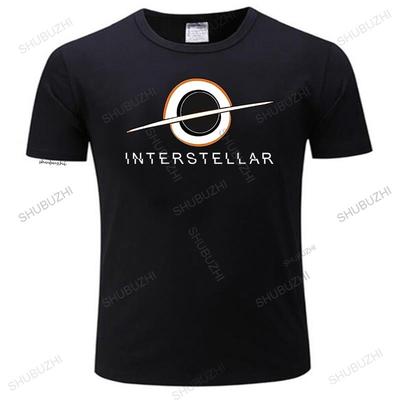Men O-neck Summer Short Sleeve Cotton Tshirt Male T Shirt Tee Shirt Interstellar Letter Print Tshirts Fashion Tee-shirt for Mens