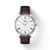 Leather Strap White Dial Men's Fashion Watch T063.409.16.018.00