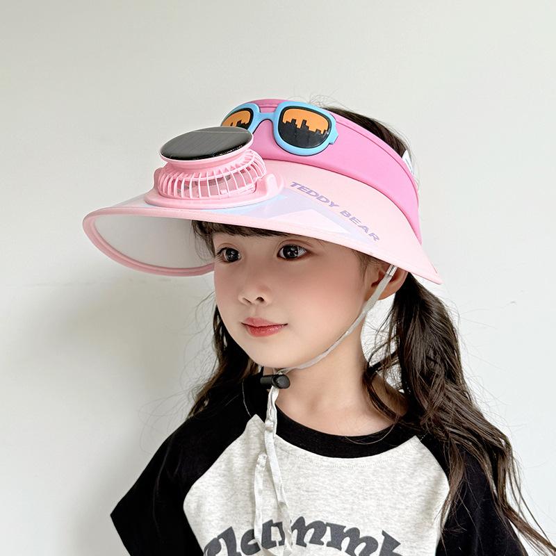 Sun Protection Fan Hat Children's Air Top Hat Summer Outdoor Anti Ultraviolet Air Top Sun Hat Sun Hat Girl's Hat