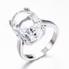 Jewelry Fashion Temperament Inlaid Zircon 18k Ring 2025 Men's and Women's Accessories Party Gifts