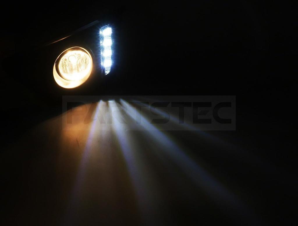 Kit de LED de Potência do Motor para Luz Diurna e Farol de Nevoeiro para Honda Fit Fit e GP6 Encaixe OEM Número da Peça GK3, GK4, GK5, GK6, Híbrido, GP5, (Modelo inicial) -