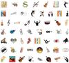 10 30 50 100pcs Music Orchestral Singer Cartoon Graffiti Stickers  Laptop Kids Toys Skateboard Luggage Waterproof Decal Stickers