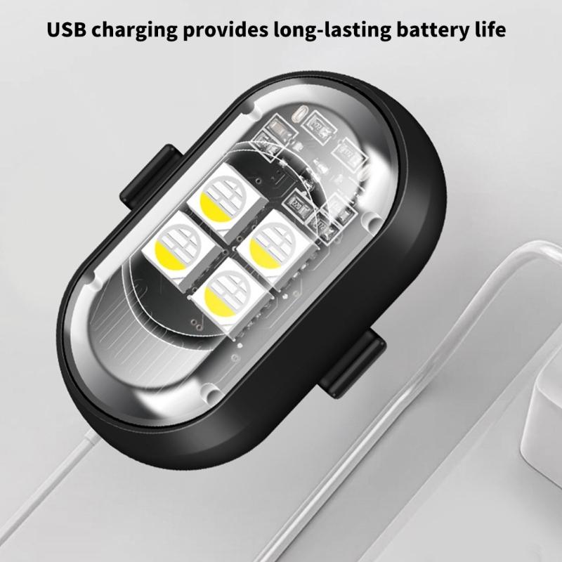High Brightness LED Strobe Light With Wireless Remote Waterproof For Vehicles And Drones Night Safety