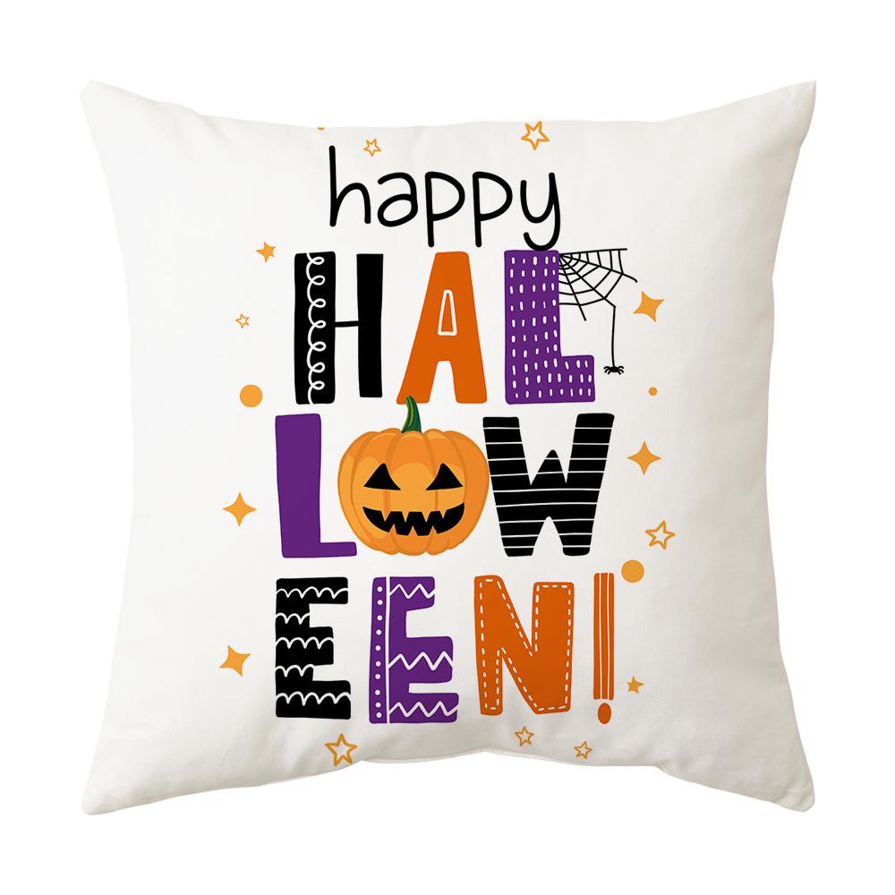 Halloween Pillow, Sofa Pillow Case, Printed Holiday Decoration Scene, Party Ghost Festival Decoration