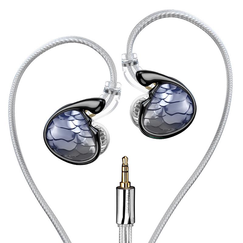 

TRN Mermaid Flagship In-Ear Earphones: 1 Dynamic, 1 Balanced Armature, 2 Planar Drivers, 0.78mm Pin