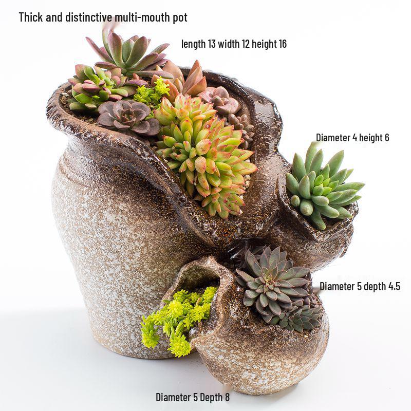 Extra-Large Hanging Succulent Pot: Multi-Diameter Micro-Landscape Decoration