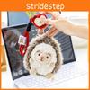 Cute Hedgehog Apple Cartoon Animal Plush Doll Pendant For Kids And Teen Backpack Accessories