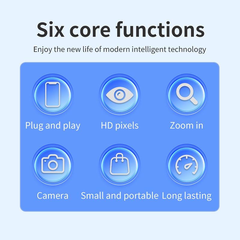 Scalp Hair Follicle Hair Detector Skin Testing Instrument Pore Magnifying Glass Barber Shop USB Connection Mobile Phone High Definition