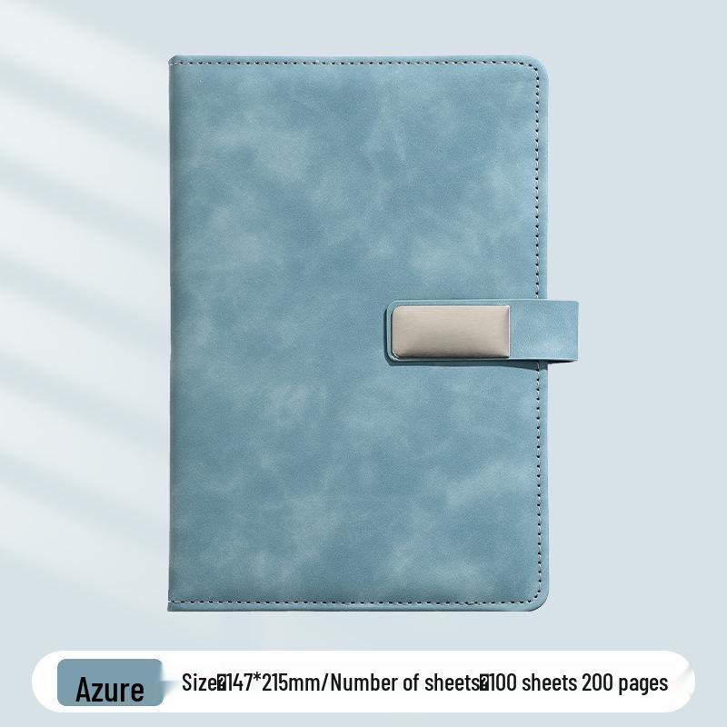 A5 Business Office Snap Button Notebook with Custom LOGO for Meetings