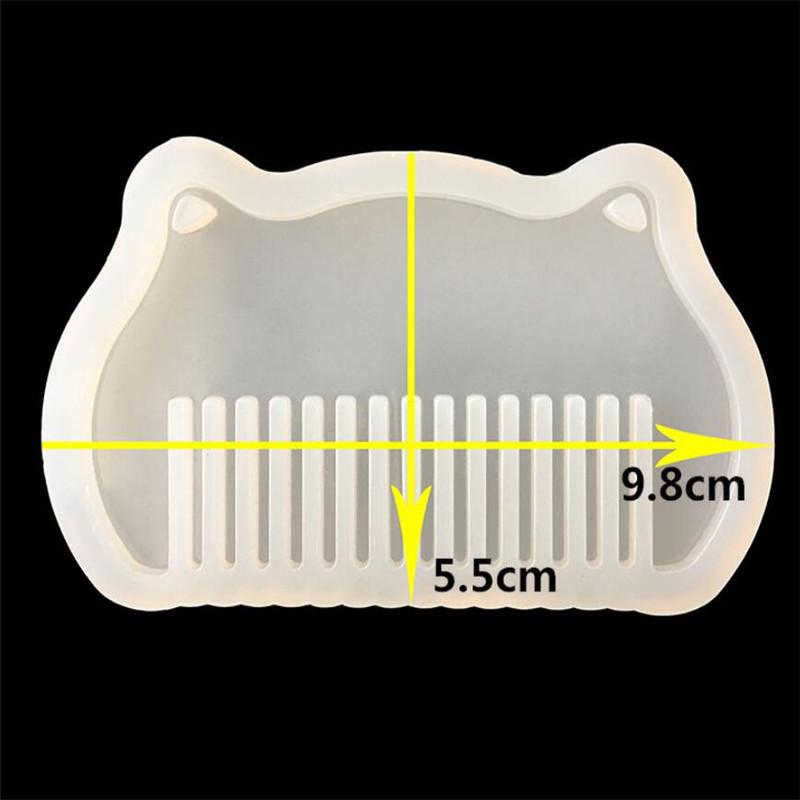 Comb Series Silicone Mold Epoxy Resin Jewelry Making Cosmetic Tools DIY Hand Craft Sugarcraft Cake Baking Moulds