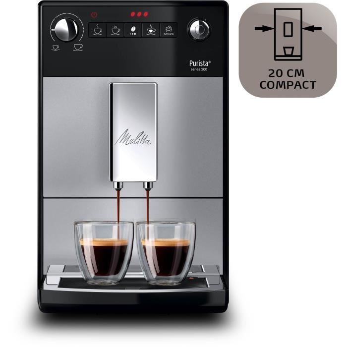 Machine À Café À Grain MELITTA Purista - Argent