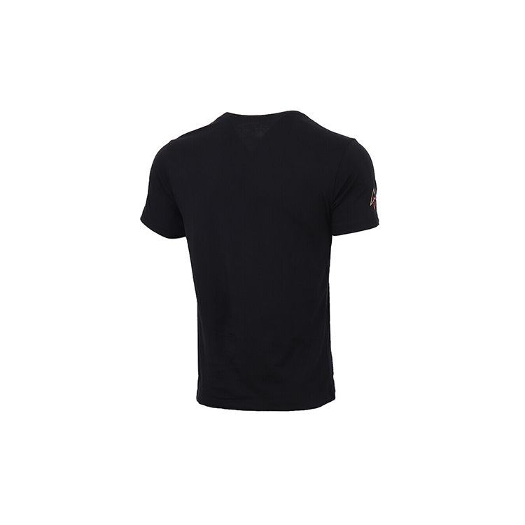 Jordan Sportovní DNA ležérní tričko s krátkým rukávem a krátkým rukávem s výstřihem pro muže, černé topy CN3331-010