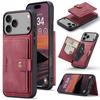 2 In 1 Magnetic Detachable Leather Cards Solt Wallet Case For iPhone 17 Pro Max 16 Plus 15 14 13 12 11 Phone Holder Bag Cover