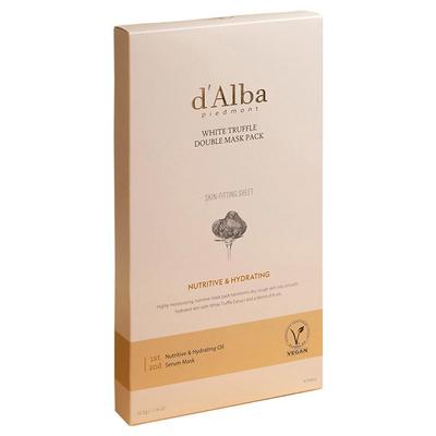White Truffle Double Mask Pack (Nutritive & Hydrating), 4 Sheets