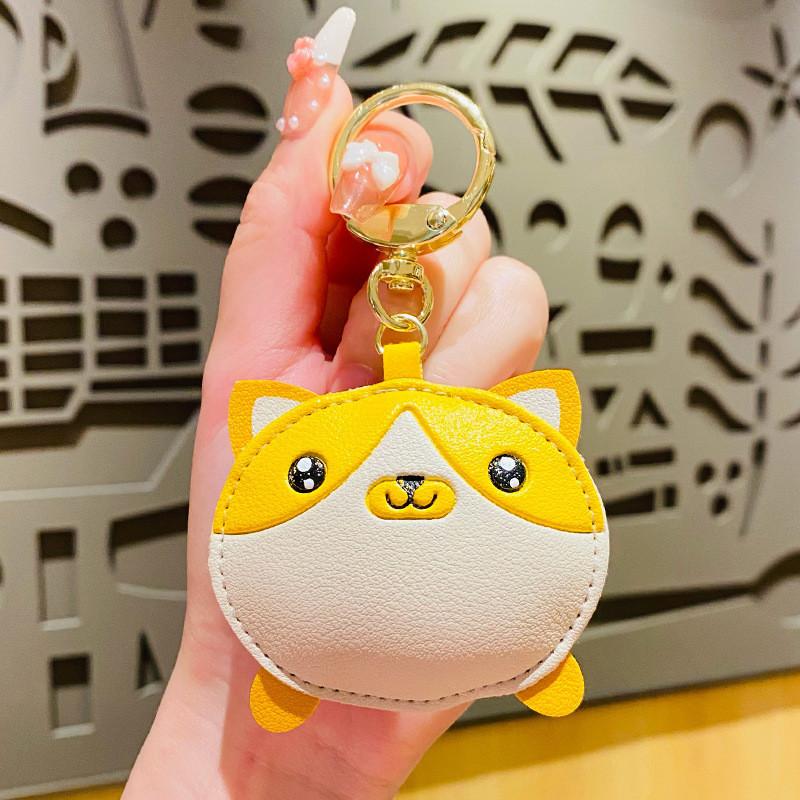 

Кожаный Привлекательный Брелок для Собаки Мультяшный Дизайн Животного Для Пар Друзей и Детей Dog