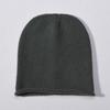 Autumn and winter new% all-wool small crimping cold hat warm ear protection wool hat solid color knitted hat