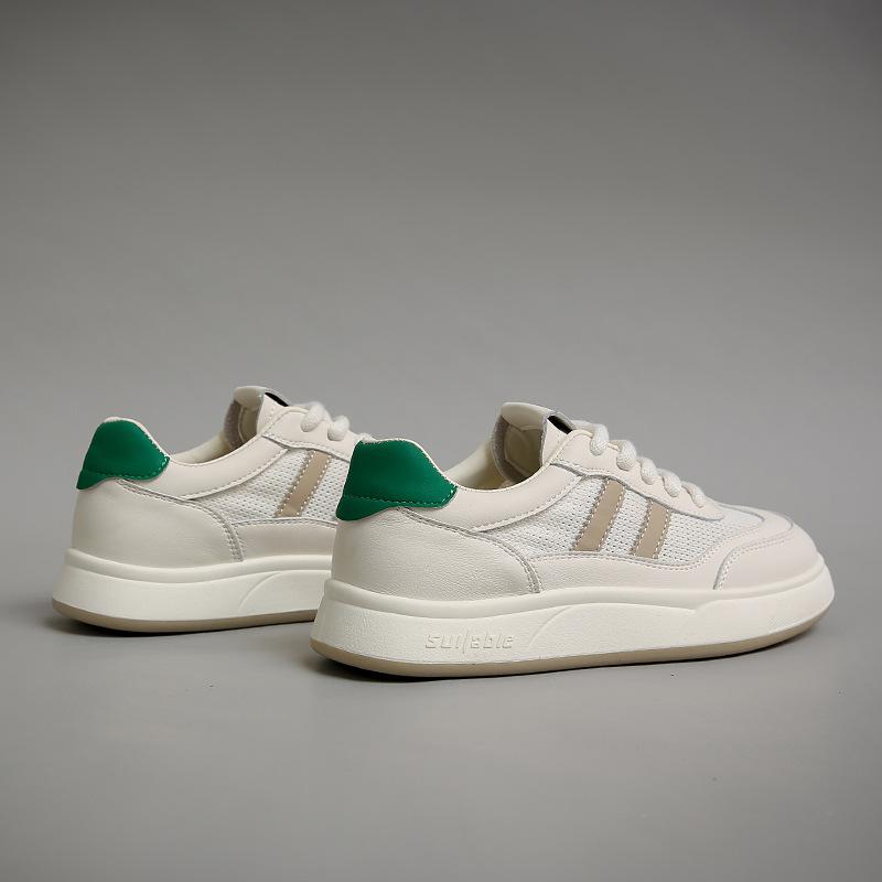 

3Cm popular thick-soled German training shoes women s versatile mesh breathable summer 2025 new color matching casual sports shoes 35