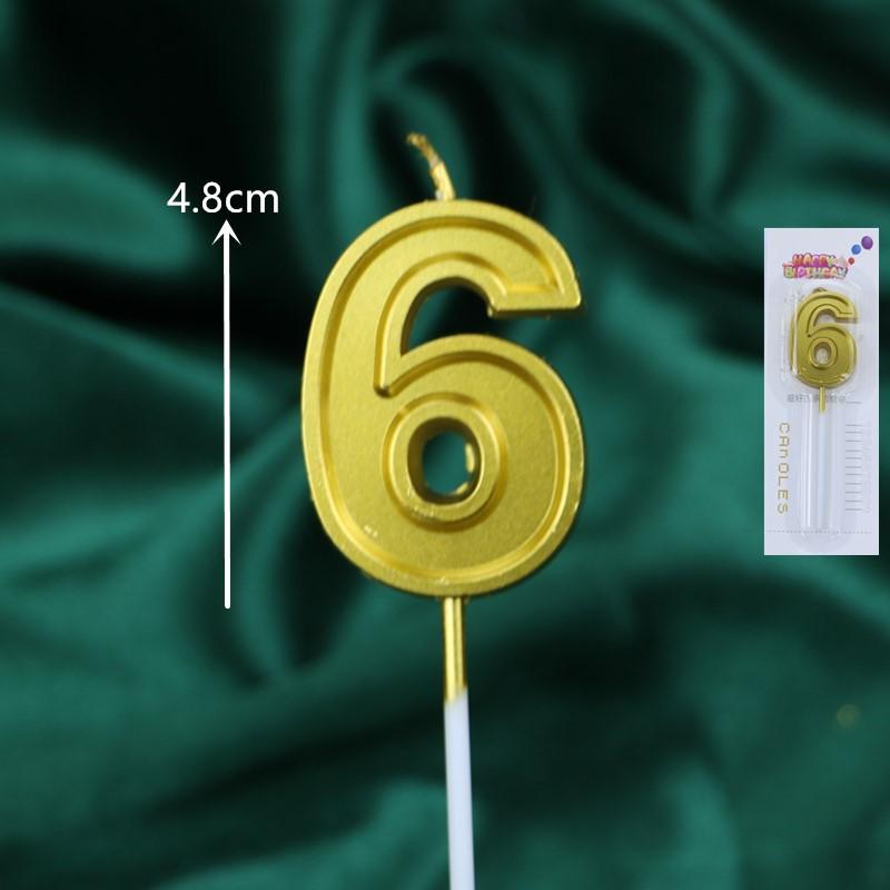 50 Gold and Silver Number Candle Cake Toppers - Individually Boxed Party Decorations