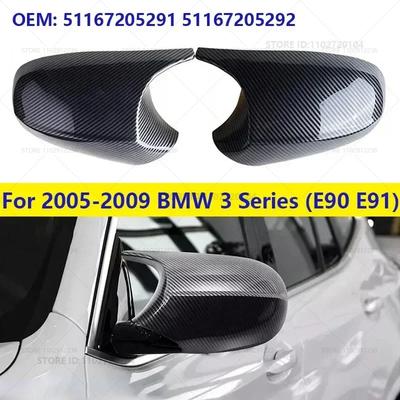 For 2009-2012 BMW 323i 328i 328xi 335d 335i 335xi (E90 E91) Rearview Side Mirror Covers Cap 51167205291 51167205292