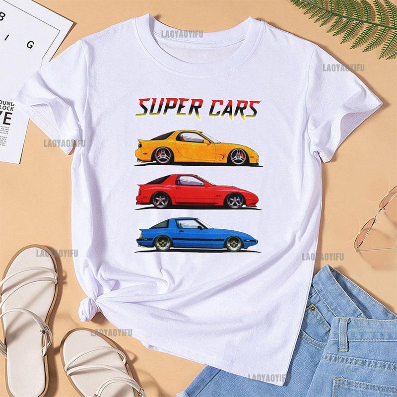 Cars T Shirt Cult Tv A Team General Lee Kit Bat Mobile Ghostbuster Back 2 Future 6615X Cartoons Men T Shirt  Hipster Y2k Tshirt