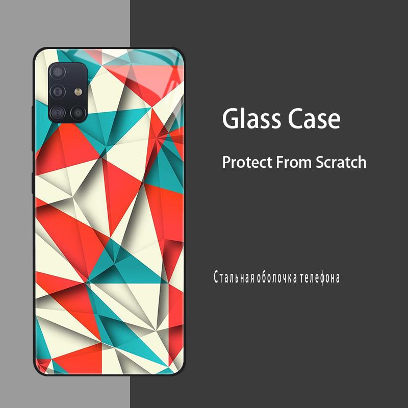 Case For Samsung Galaxy A51 Cases Tempered Glass Case For Samsung Galaxy A31 A71 Bumper A 51 71 Hard Silicone Cover Coque Fundas