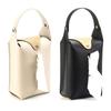 Car Organizer Leather Paper Towel Storage Truck Bag  Vehicle Decoration