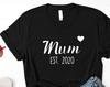 New Mum T-Shirt: Personalised Cotton Blend Gift