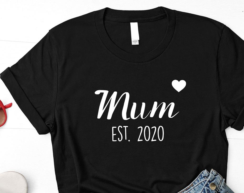 New Mum T-Shirt: Personalised Cotton Blend Gift