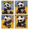 ORIGAMIPLANET 3D Origami Paper Craft Kit Panda Fun DIY 3D Panda Paper Art Model for Teens Easy Handmade Animal Figure Sculpture Gift Set for Bookshelf