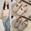 Girls Hollow Princess Leather Shoes Soft Sole Summer Fashion Sandals for Middle  Big Kids