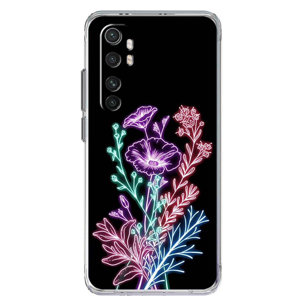 

Неоновый чехол для телефона с фламинго, цветком и волной для Xiaomi Mi 12T 10 12 Lite 11 Ultra 11X 11T Pro 11i Poco X4 X3 NFC F3 M3 M4 5G Mi 11 Ultra