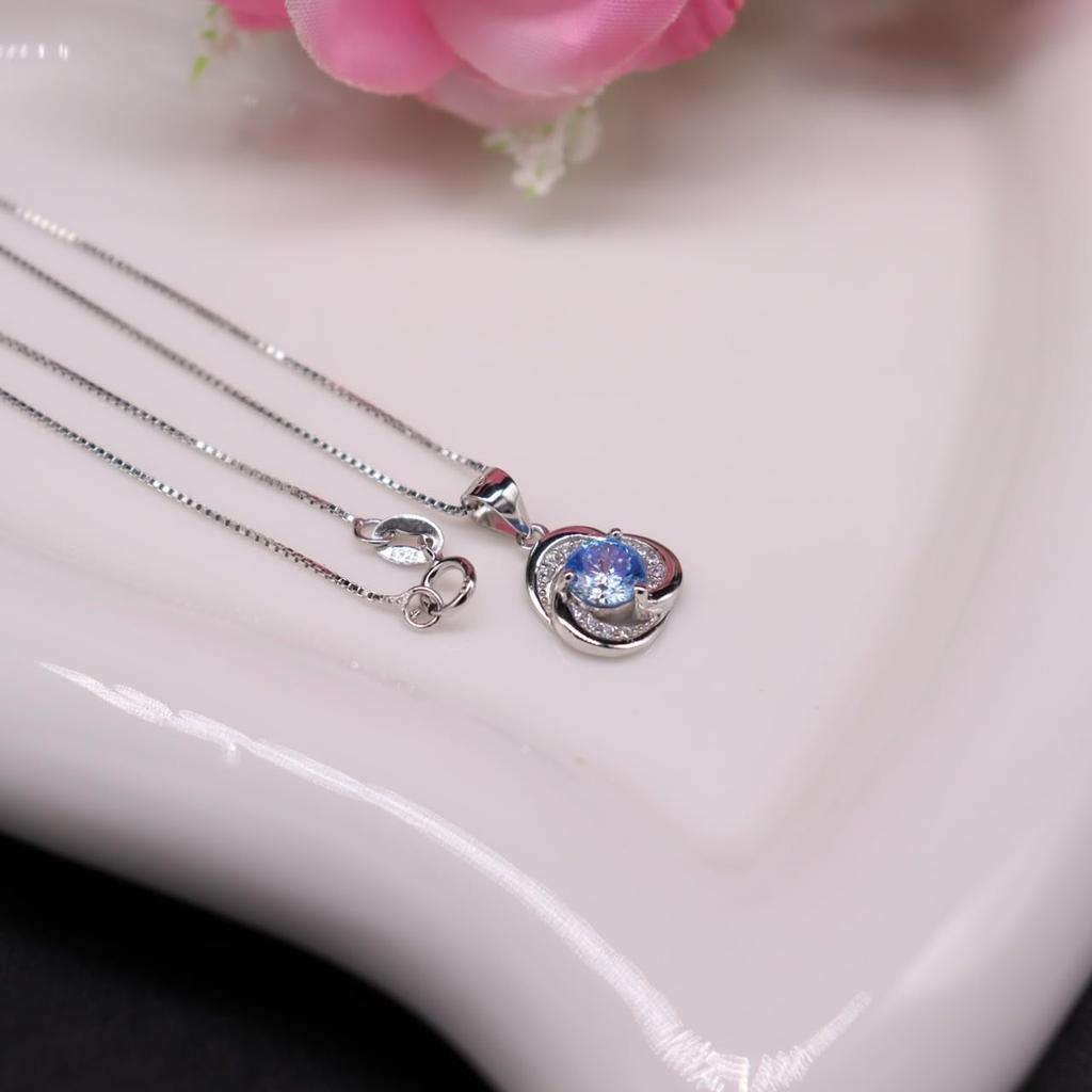 Zircon Clover Flower 925 Sterling Silver Three Leaf Great Gift for Gift Box Included [N/N] Women's Necklace, Pendant, Women's Accessories,