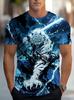 3D Gedruckte Herren T-Shirts Mode Oversize T-Shirts Tops Sommer Neu Harajuku T-Shirts Locker Kurzarm Freizeit Pullover Kleidung