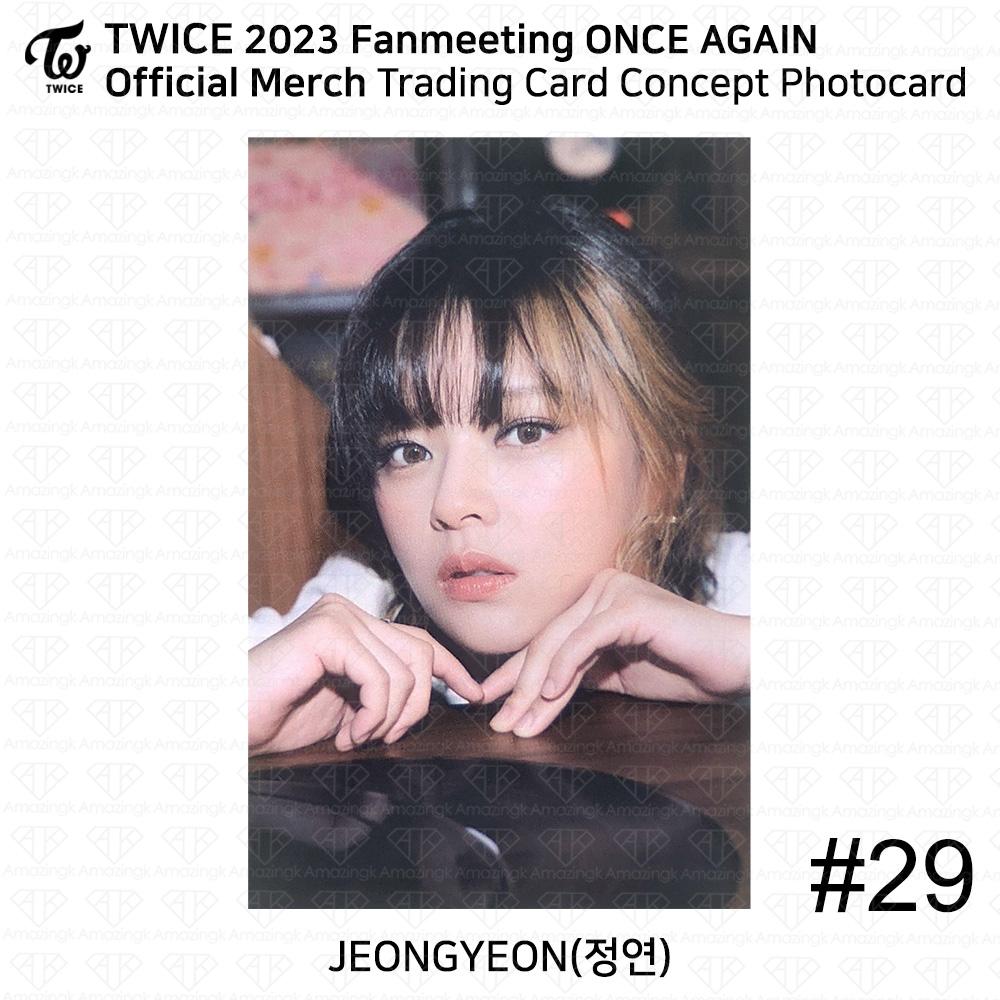 Twice 8. Jahrestag ONCE AGAIN Fanmeeting Pop-up MD Sammelkarte Fotokarte