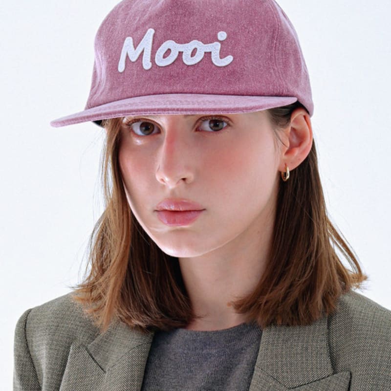 

MooiHead Mooi Applique Pig Bio Ball Cap_Indie Pink Indie Pink
