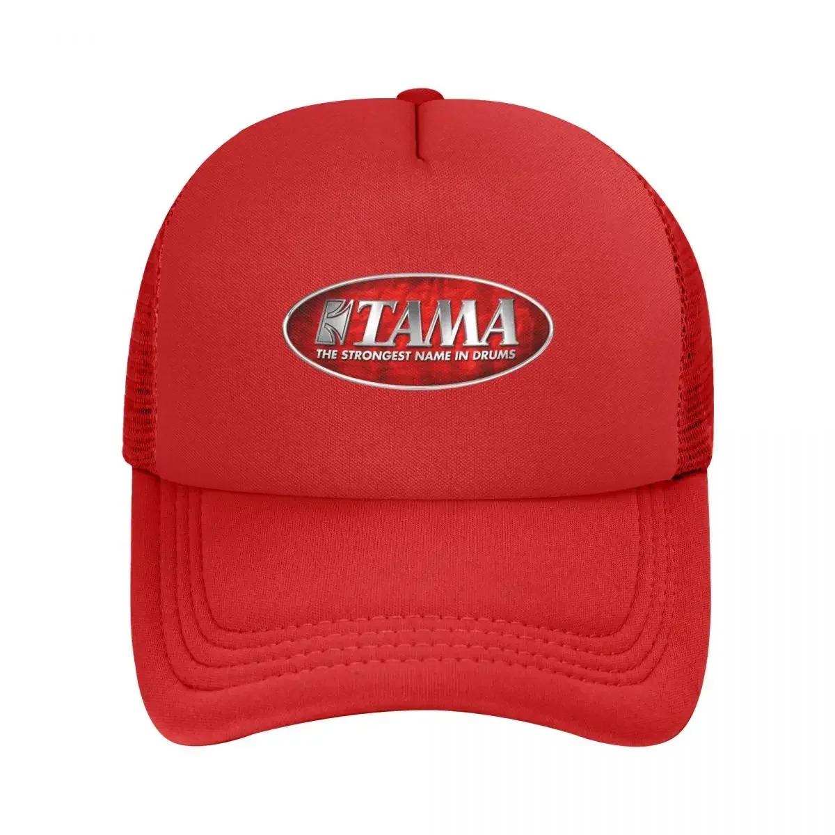 Сетчатые бейсболки Snapback с логотипом Tama Drums, модные головные уборы, дышащие, повседневные, кепки, для улицы, унисекс One Size