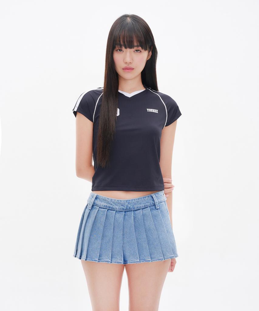 YOUHEE Youhee Football Jersey T-Shirt Black